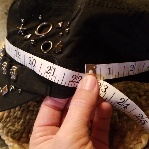 1 LEFT FLAT SKULL HAT BLACK - Picture 6 of 8